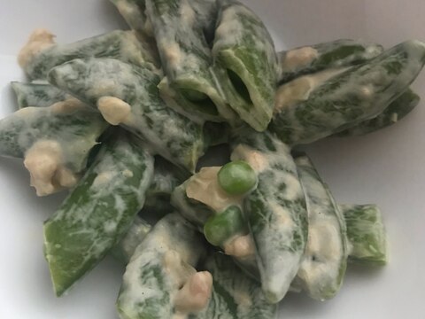 ☆ビックリ簡単!スナップえんどうツナマヨ和え☆
